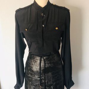🔥Sexy Gucci Silk Blouse Size 40 (small)